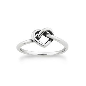 James Avery heart knot ring